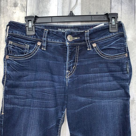 Silver Jeans Suki Mid Slim Boot Sz 27 - Picture 4 of 6